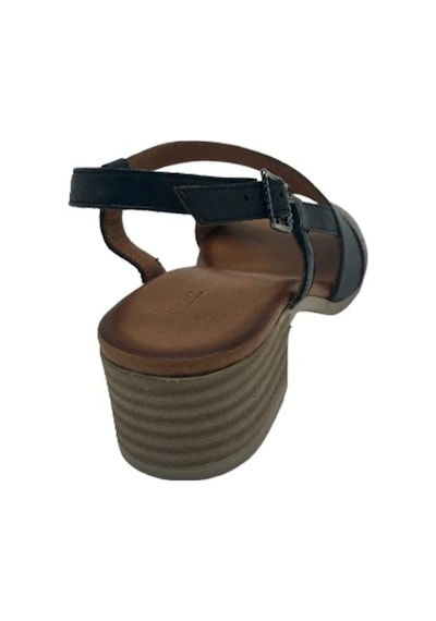 Kemal Tanca 852 807 Kadın Sandalet 56811 Sıyah Yılan