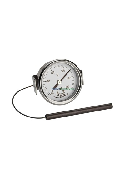 Teknikmarketiniz Ø60mm 0/500 C 1,5 Metre Kablolu Fırın Termometresi, Panotip 500 Derece Kablolu Bahçe,pizza,pide,e Diğer