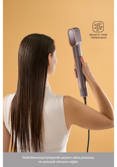 Homend Hairmony 4606H Saç Kurutma ve Şekillendirme Seti Mor
