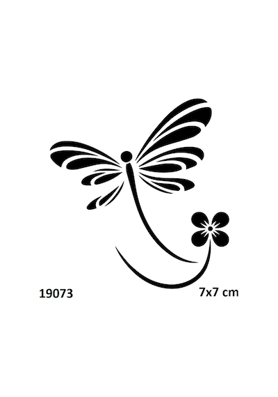Airbrush Tattoo Yusufçuk Yapışkanlı Stencil Süsleme Ve Boyama Kalıbı Stencil Kalıp