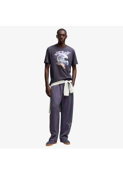 Puma T7 Barrel Track Erkek Mavi Eşofman Altı 636736 545591