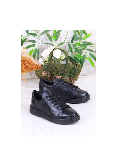 Pierre Cardin 1362002 Siyah Orijinal Ürün İç Ve Dış Hakiki Deri Sneaker Erkek Ayakkabı Siyah