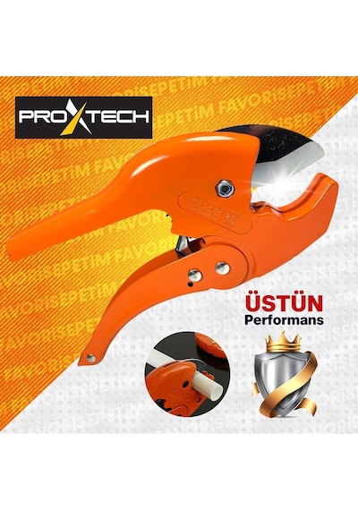 Profesyonel Keskin Pvc-ppr Plastik Boru Kesme Makası 42mm Strong