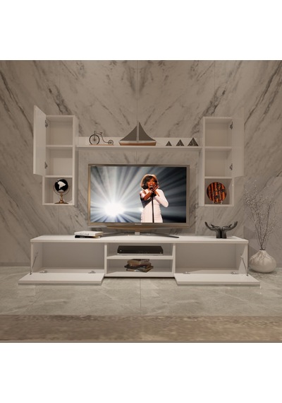Decoraktiv Eko 5da Mdf Dvd Tv Ünitesi Tv Sehpası Beyaz