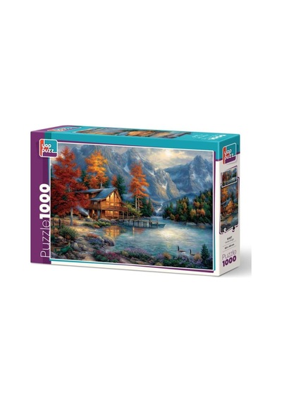 Yalnız Doğa Ve Kuğu Gölü İkili Set - 1000 + 500 Parça İkili Puzzle Seti
