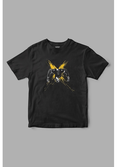 Wolwerine Xmen Baskılı Tişört Siyah