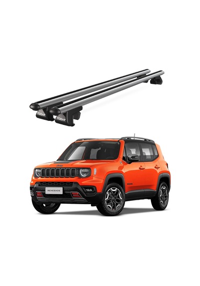 Venüs Jeep Renegade 2014 Ve Sonrası Uyumlu Gri Ara Atkı Port Bagaj Tavan Barı