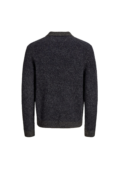 Jack & Jones Erkek Regular Fit Polo Yaka Triko Üst - Simon - 12310943 Medium Grey Melange Jack & Jones Erkek Regular Fit Polo Yaka Triko Üst - Simon - 12310943 Medium Grey Melange