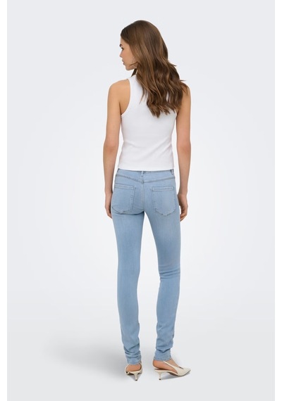 Only Onlval Pamuklu Slim Fit Sıfır Yaka Fitilli Atlet Bayan Atlet 15381855 Beyaz
