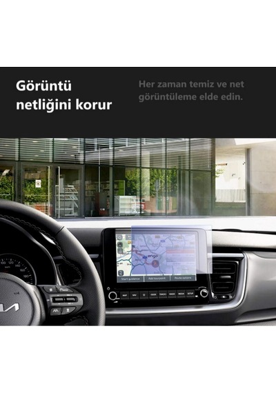 Kia Stonic 8 İnç Multimedya Ekran Koruyucu Nano Şeffaf