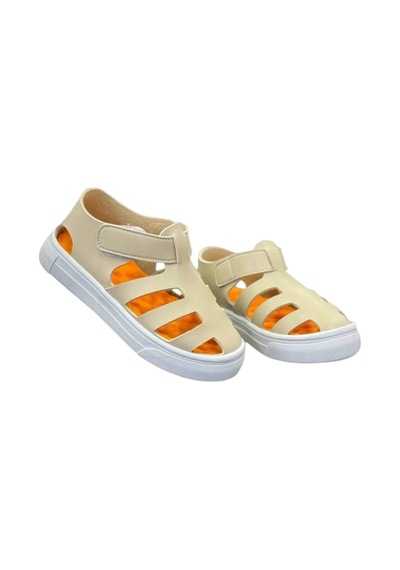 Minipa Ortopedik Ped Tabanlı Unisex Çocuk Sandalet Bej