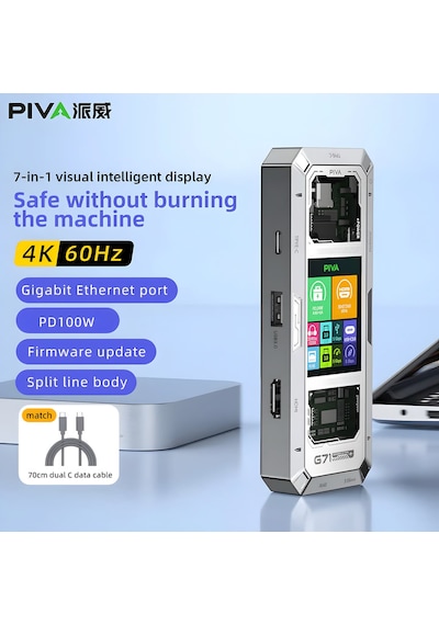 Piva G71 Docking Station 7in1 Dönüştürücü