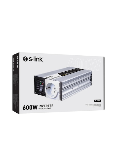 S-link Sl-600w 600w Dc12v-ac230v İnverter Kdo