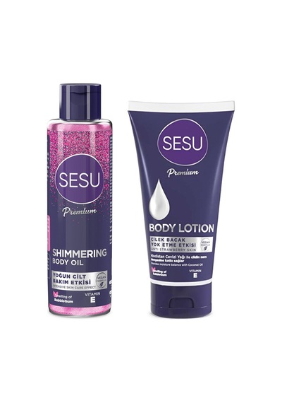 Sesu Vücut Yağı 150 + Vücut Losyonu 175 Ml 2 Li Set