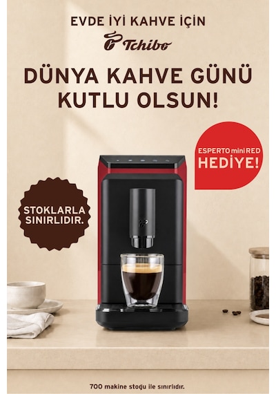 Barista Caffe Crema Colombia 10 KG + Esperto Mini Tam Otomatik Kahve Makinesi Hediye