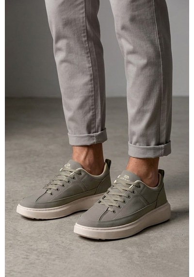 Elit Asdkvendy Erkek Klasik Sneaker Haki