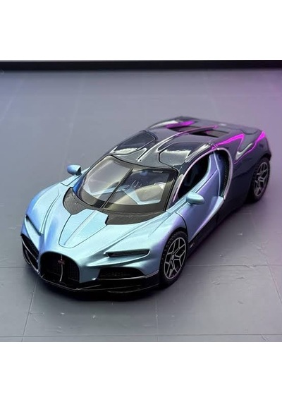 Bugatti Chiron Super Sport 300+ 1:24 Ölçek Diecast Gerçekçi Açılabilir Kapılı Model Araba