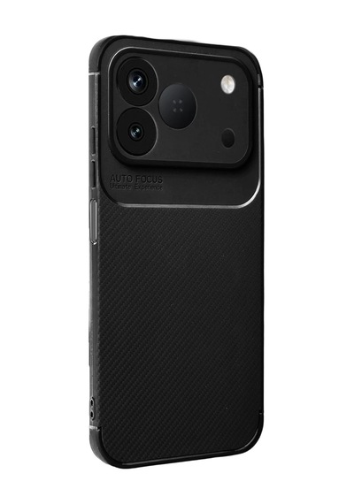 Newface Tecno Spark 50 4g Auto Focus Karbon Kapak - Siyah Belirtilmemiş