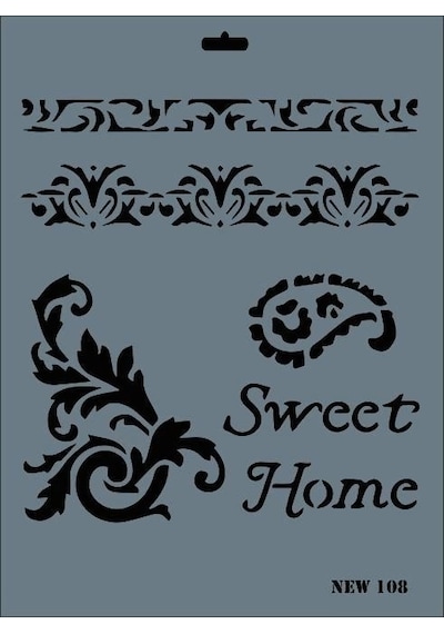 Mey İthalat Rich New Seri N-108 Stencil 35x25 Cm
