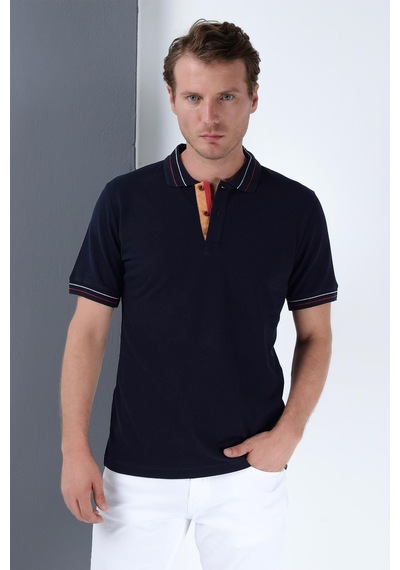 T9567 Dewberry Erkek T-shırt-lacivert Lacivert