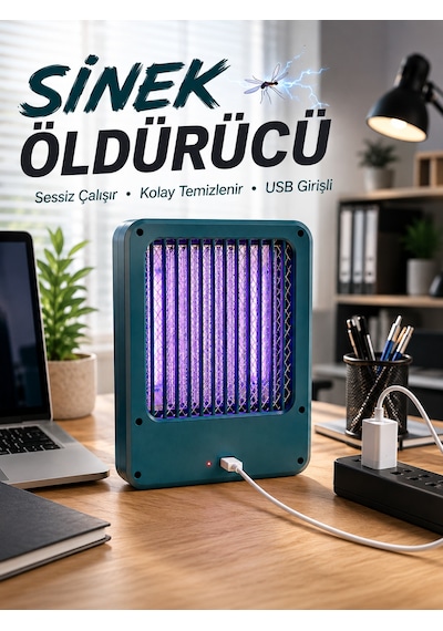 Usb Girişli Uçan Böcek Ve Sinek Yakalama Cihazı - Lisinya