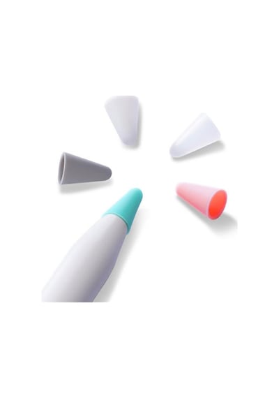 Coofbe Slikon 5 Renk 10 Adet Apple Pencil 1 Kalem Ucu 2 Pürüzsüz Yapı