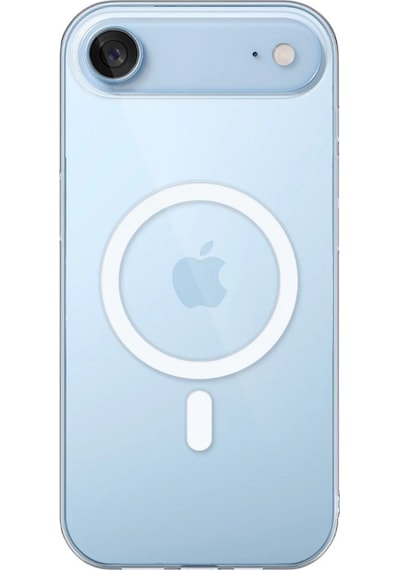 Teknomoda Apple Uyumlu iPhone 17 Air Kılıf Sararmaz Slim Magsafe Kablosuz Şarj Manyetik Sert Şeffaf Kapak Şeffaf