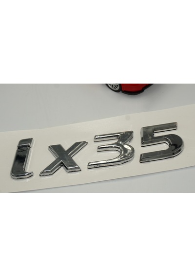 Hyundai İX35 Bagaj 3M 3D Krom ABS Logo Amblem