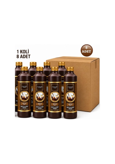 Callei Sütlü Şişe Waffle Çikolatası 1000gr X 8 Adet