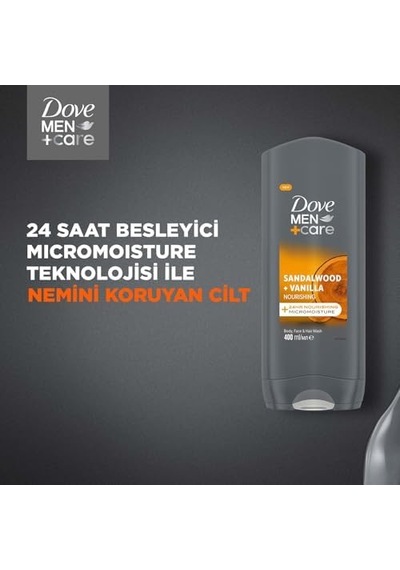 Men Care Sandalwood Duş Jeli 400 Mililitre Diğer
