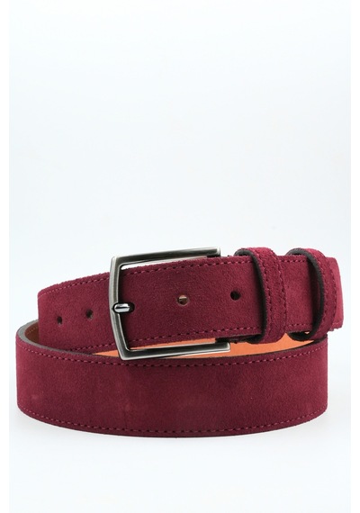 Parscraft Hakiki Süet Deri Erkek Kemer Bordo 4 Cm Düğün Nişan Takım Elbise Davet Kemeri Parscraft Hakiki Süet Deri Erkek Kemer Bordo 4 Cm Düğün Nişan Takım Elbise Davet Kemeri