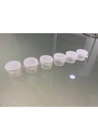 4 Ml 6'Lı Plastik Boş Boya Kutusu 50 Adet 300 Göz