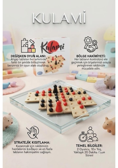 Kulami: Strateji Ve Zeka Dolu Eğlenceli 2 Kişilik Strateji Eğitici Masa Oyunu Seti