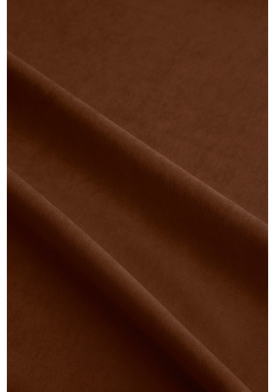 Gauze Fabric Design Kadife Dokulu Dertsiz Masa Örtüsü, Safir Koyu Kiremit