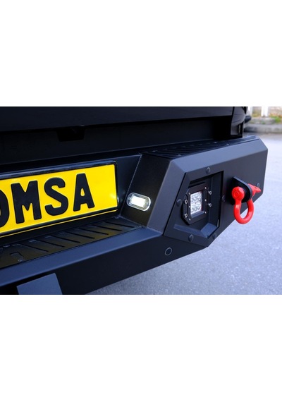 Omsa Vw Amarok Dakar V2 Çelik Arka Tampon Ledli Kör Nokta Sistemi Özel Tasarım 2022 Ve Sonrası
