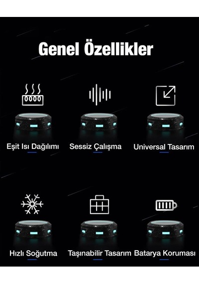 Zhltools Fl-a2 Hava Soğutmalı Cep Telefon Soğutma Fanı Radyatör Soğutucu