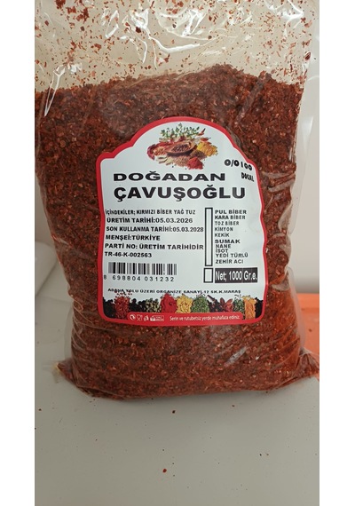 Doğadan Çavuşoğlu Yaprak Pul Biber 25kg