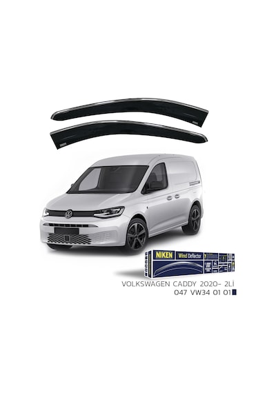Vw Caddy 2020- Sonrası Kromlu Cam Rüzgarlığı Niken 2'li
