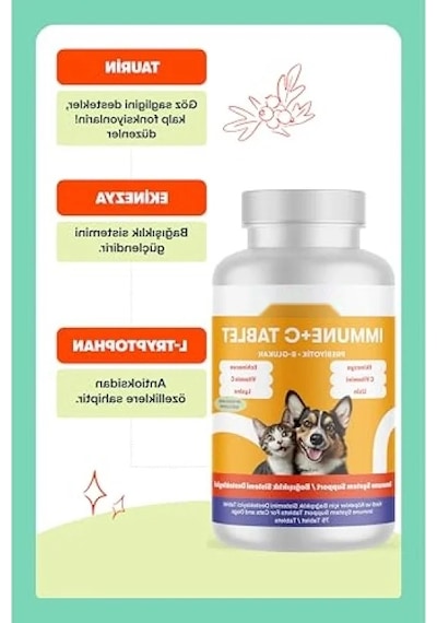 Bağışıklık Sistemi Desteği İçin C Vitamini Tabletleri, 75 Tablet