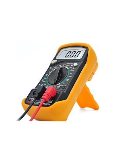 Xl830l Dijital Multimetre Ölçü Aleti Volt Amper Ölçer Pil Kablo