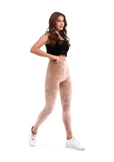 Winmoda34 Kadife Tayt Bej