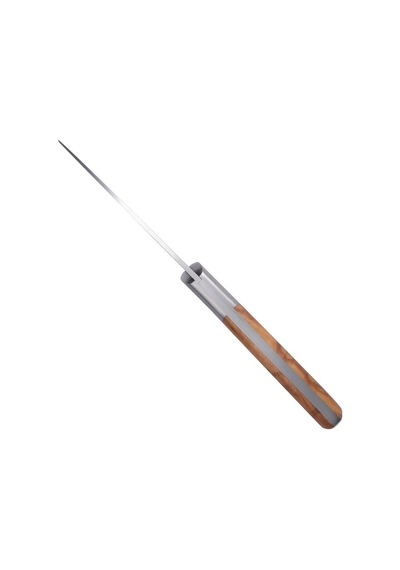 Cudeman 409-lf Vendetta Natural Olive Wood With Bolster Zeytin Saplıı Deri Kılıflı Kamp Çakı Kahverengi