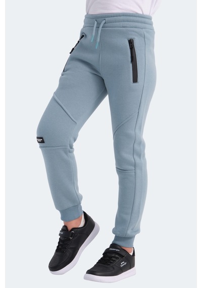 Slazenger Lamya 2 Li Set Eşofman Altı Taş Gri - Mavi
