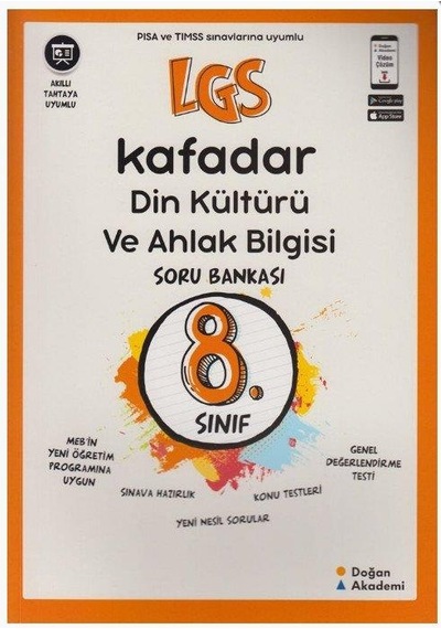 Doğan Akademi 8. Sınıf LGS Kafadar Din Kültürü Bilgisi Soru Bankas