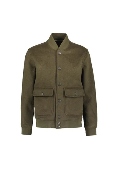 Hackett Koyu Haki Erkek Yün Karışımlı Ceket Hm403233