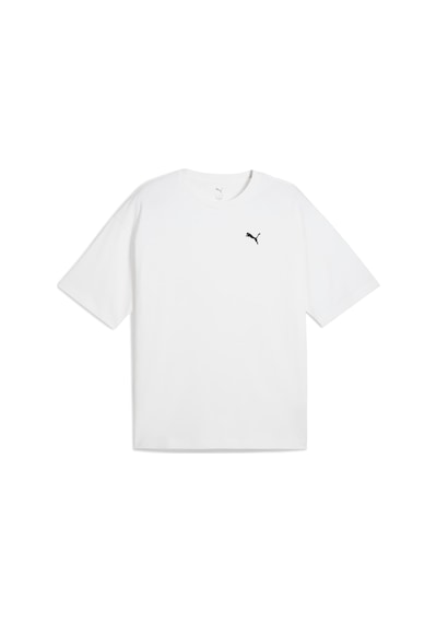 Puma Wardrobe Ess Boxy Erkek Tişört 629645 02 Beyaz