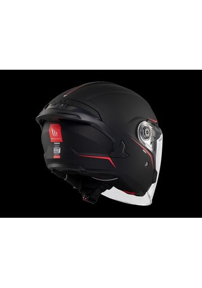 Kask Mt Cosmo Sv Çenesiz Gözlüklü Mat Siyah
