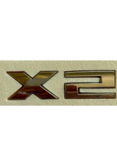 X2 Krom Bagaj Yazısı 3a 3d 3abs