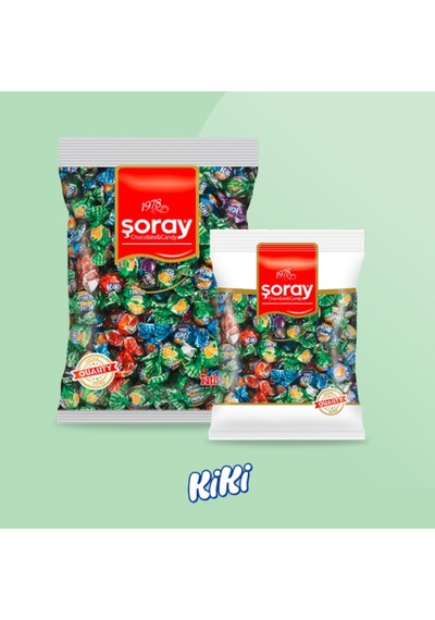 Şoray Kiki Meyve Aromalı Sert Şeker 960 G
