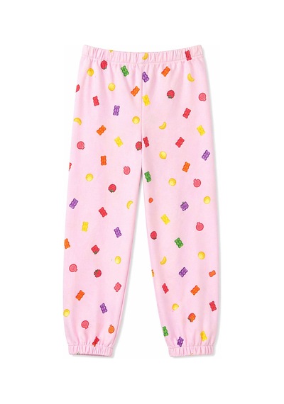 Harıbo Haribo Lisanslı Gömlek Yaka Uzun Kollu Desenli Pijama Takımı Pembe